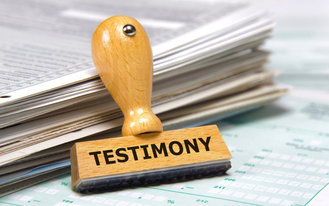 The Power of Your Testimony